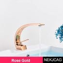 GobekUsa Brass Faucet Hot Cold Water Mixer Tap for Bathroom Vanity Sink