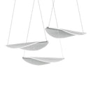 GobekUsa Acrylic Leaf Pendant Lights for Living and Dining Room