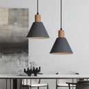 GobekUsa Industrial Gray Pendant Light with LED for Living Room, Foyer - Modern Luminaire