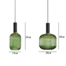 GobekUsa Green Pumpkin Glass Pendant Lights for Kitchen Island, Restaurant, Bedroom - DIY CombinationStringBuilder.limit(180).toString()
