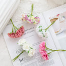 GobekUsa Carnation Stamen Silk Flowers for Home Decor, Wedding, DIY, Gifts