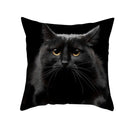 GobekUsa Black Cat Pillowcases - Cute Kitty Animal Lover Cushion Cover