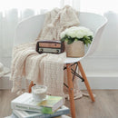 GobekUsa Cozy Fringed Plaid Throw Blanket - Soft Knitted Acrylic Sofa Blanket for Home Décor & Bedding