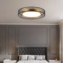 GobekUsa 16W Copper Ceiling Light: Modern Nordic Bronze Living Room Bedroom Lamp