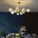 GobekUsa Crystal LED Chandelier Ceiling Light for Elegant Home Décor