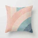 GobekUsa Geometric Stitch Print Pillow Cover - Modern Minimalist Office Cushion