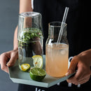 GobekUsa Glass Drinkware Set - Strong Borosilicate Glass - Cold Drink Cup, Tumbler, Juice Milk Pot