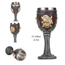 GobekUsa Gothic Skull Resin Wine Glass 200ml bar drinkware cocktail whiskey cup
