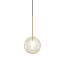 GobekUsa Gold Glass Ball Pendant Lights for Dining Room and Kitchen