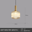 GobekUsa Glass Pendant Lights: Nordic Style Bedroom Kitchen Hanging Lamp