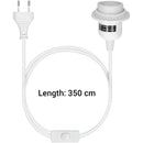 GobekUsa LED Pendant Light Fixture with E27 Lamp Base Holder and Switch