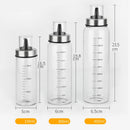 GobekUsa Leak Proof Glass Condiment Bottle Set, 150/300/450ml