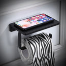 GobekUsa Aluminum Bathroom Paper Holder with Phone Holder and Wall Mount
