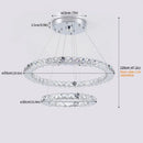 GobekUsa Crystal Triangle Chandelier: Modern K9 Pendant Light for Living & Dining Room