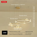 GobekUsa Butterfly Crystal Chandelier: Modern Nordic Light Luxury for Living Room, Dining Room, Bedroom