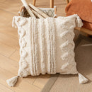 GobekUsa Boho Cotton Tassel Pillow Cover 45x45cm/30x50cm for Home Decor