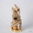 GobekUsa Hand Shape Wall Light Industrial Loft Hemp Rope E27 Wall Lamp