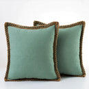 GobekUsa Linen Square Throw Pillow Covers Set - Home Decor for Sofa, Couch, Bed