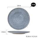 GobekUsa Ceramic Dinner Plate Set - Stone Inspired Design