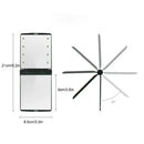 GobekUsa LED Vanity Mirror Compact Foldable Makeup Pocket Cosmetic Mirror
