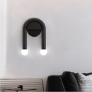 GobekUsa Black LED Wall Lamp: Modern Nordic Indoor Sconces for Living Bedroom Bathroom