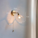 GobekUsa Gray Glass LED Bathroom Mirror Sconce Wall Lamp Lighting