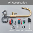 GobekUsa Gold Kitchen Faucet with Touch Sensor Control for Sensitive Mixer Experience
