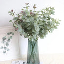 GobekUsa Large Eucalyptus Artificial Leaves Wall Decor for Home Shop Garden Party