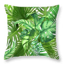 GobekUsa Green Leaves Decorative Throw Pillowcase 45*45cm for Sofa Home Decor
