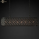 GobekUsa Glass Drop Chandelier Pendant Lights for Living Dining Room