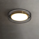GobekUsa 16W Copper Ceiling Light: Modern Nordic Bronze Living Room Bedroom Lamp