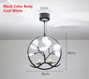 GobekUsa Gold Glass Ball Chandelier Nordic Design for Home Dining Kitchen Restaurant Hallway