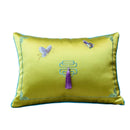 GobekUsa Chinoiserie Butterfly Embroidered Cushion Cover for Mahogany Sofa