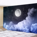 GobekUsa Beach Moon Night Sky Tapestry for Hippie Bohemia Decor & Yoga Mat