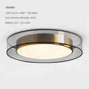 GobekUsa LED Ceiling Light: Minimalist Nordic Round Lighting Fixture for Living Room, Bedroom, Dining Room