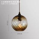 GobekUsa Glass LED Pendant Lamp: Modern Nordic Style Hanging Light for Home, Cafe, or Bar
