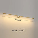 GobekUsa Black/Gold/White LED Mirror Light for Modern Bathroom Wall Fixtures