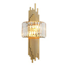 GobekUsa Crystal Gold Wall Lamp | Modern Minimalist LED Indoor Lighting for Living Room & Bedroom