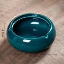 GobekUsa Glazed Porcelain Ashtray: Stylish Desk Decoration & Gift for Boyfriend