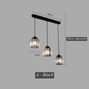 GobekUsa Crystal LED Pendant Chandelier for Dining Living Room Decor
