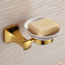 GobekUsa Gold Bathroom Hardware Set for Towels, Paper, Brushes, and More