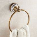 GobekUsa Bath Hardware Set: Toilet Paper Holder, Towel Rack, Tissue Holder, Cup Holder, Robe Hook