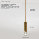 GobekUsa Gold LED Pendant Light: Modern Nordic Minimalist Hanging Lamp for Home, Restaurant, Bar