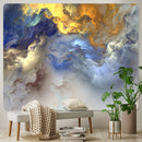 GobekUsa Cloud Home Tapestry: Boho Yoga Mat & Hippie Wall Decor, Large Size