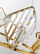 GobekUsa Crystal Wall Lamp: Modern Sconce Light Fixture for Luxury Living Room, Bedroom, Hotel Hallway