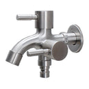 GobekUsa Double Faucet Wall Mount Mop Faucet for Outdoor and Kitchen Use