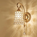 GobekUsa Crystal Wall Sconce: Modern Bedside Wall Lamp for Home Decor