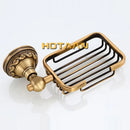 GobekUsa Brass Bathroom Accessories Set: Robe Hook, Paper Holder, Towel Bar, Soap Basket