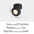 GobekUsa LED Adjustable Angle Spotlight Ceiling Lights for Background Wall and Aisle