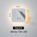 GobekUsa LED Wall Lamp: 3W Spot 7W Backlight Sconce for Home Bedroom Lighting